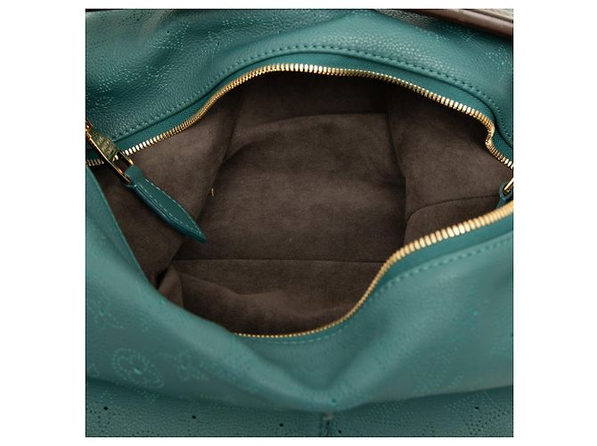 Louis Vuitton Blue Monogram Mahina Selene MM Azul - vista 4