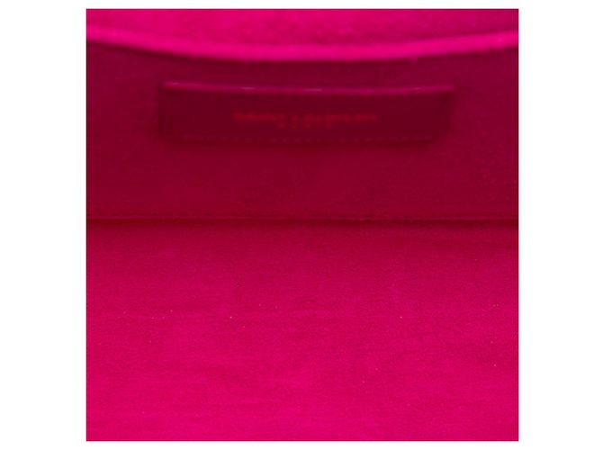 Autre Marque Clutch Saint Laurent Chyc Ligne in pelle rosa - vista 4