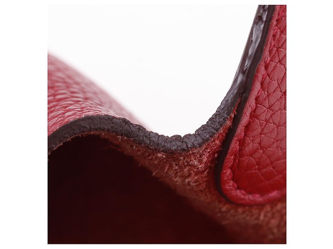 Hermès Red Clemence Picotin Lock 18 Vermelho Bordeaux - vista 10