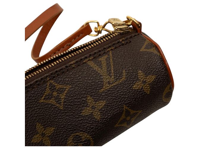 Louis Vuitton Brown Monogram Papillon Pochette Braun - Ansicht 5