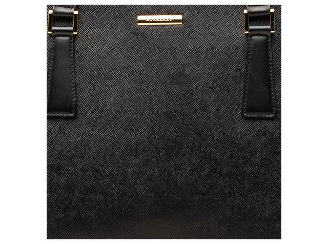 Borsa a mano Burberry in pelle nera Nero - vista 6