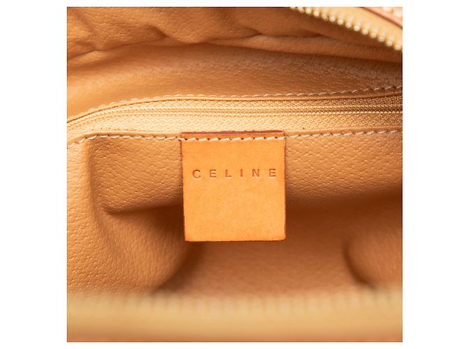 Céline Celine Brown Macadam Coated Canvas Handtasche Braun - Ansicht 5