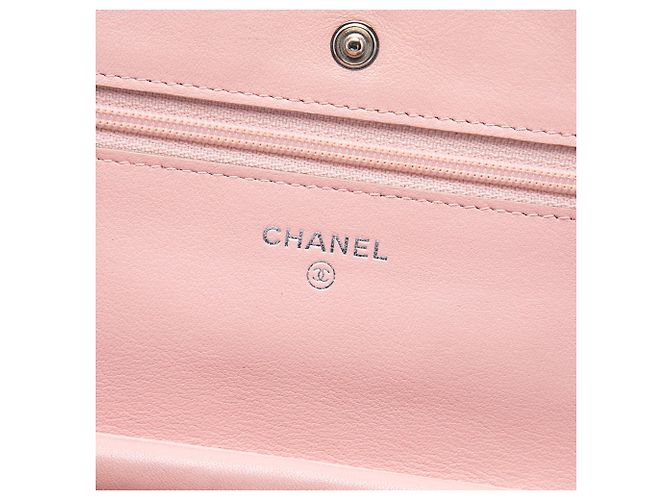 Chanel CC Caviar Wallet On Chain Rosa Pink - Ansicht 5