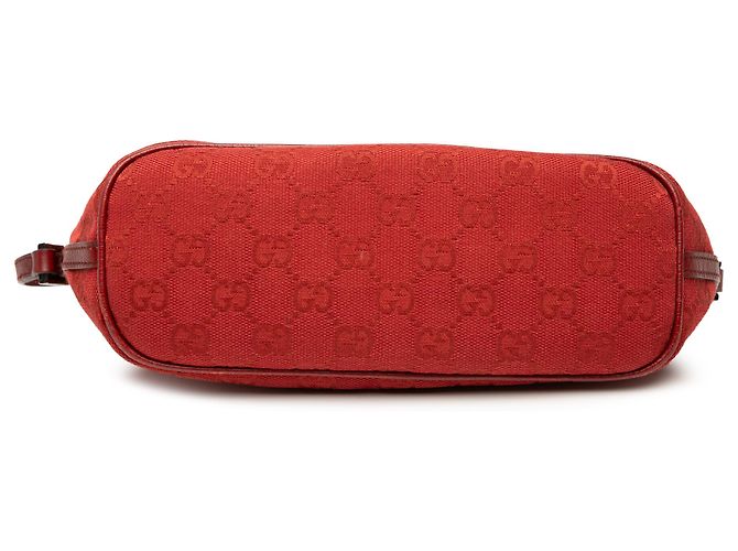 Gucci Red GG Canvas Boat Rot - Ansicht 3