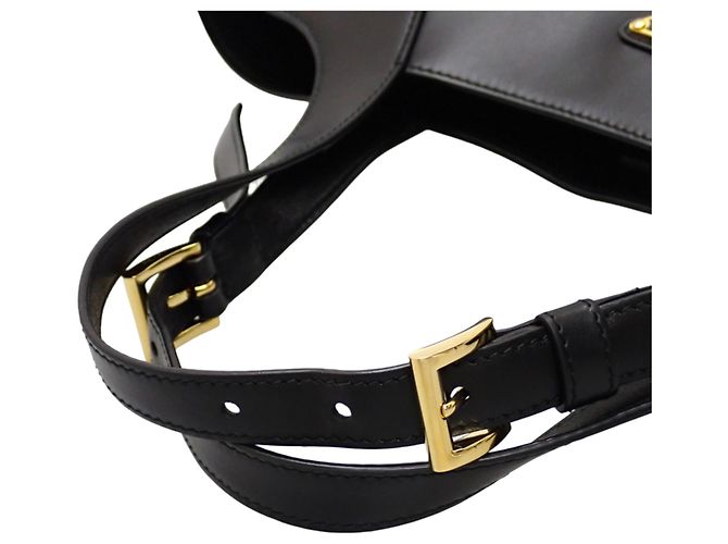 Prada Black Medium Leather Tote - view 6