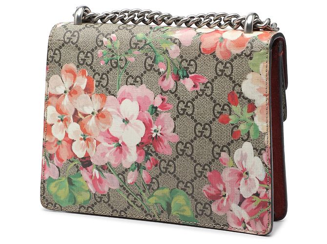 Gucci Beige Small GG Supreme Blooms Dionysus Crossbody - vista 2