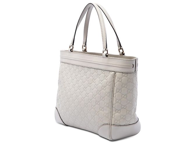 Borsa Tote Gucci Beige Guccissima Mayfair - vista 2