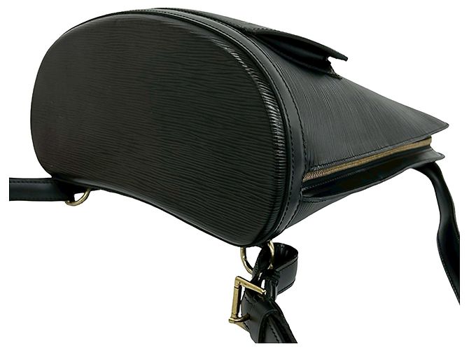 Louis Vuitton Black Epi Gobelins Negro - vista 4