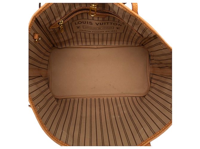 Louis Vuitton Brown Monogram Neverfull MM Marrom - vista 4