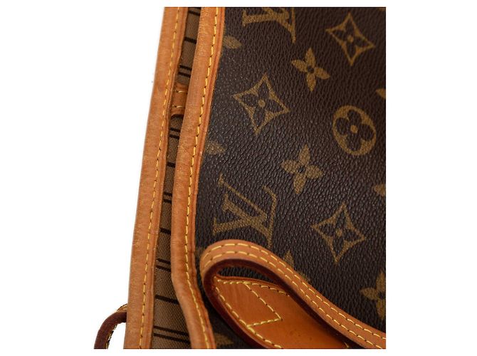 Louis Vuitton Brown Monogram Neverfull MM Marrom - vista 6