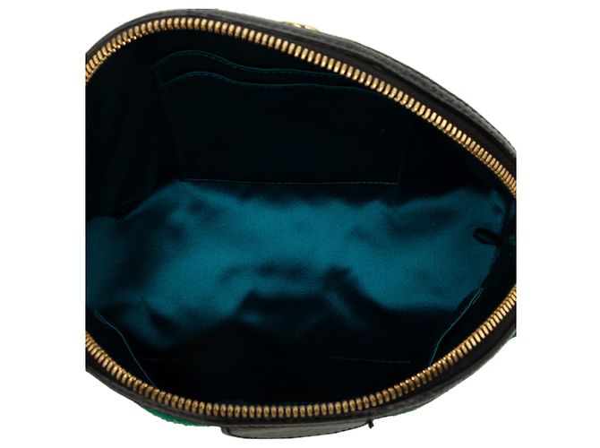 Gucci Green Small Suede Web Ophidia Dome Crossbody Verde - vista 4