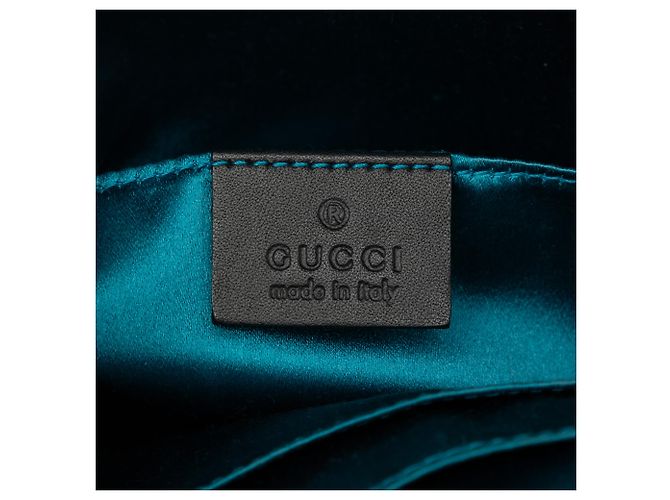 Gucci Green Small Suede Web Ophidia Dome Crossbody Verde - vista 5