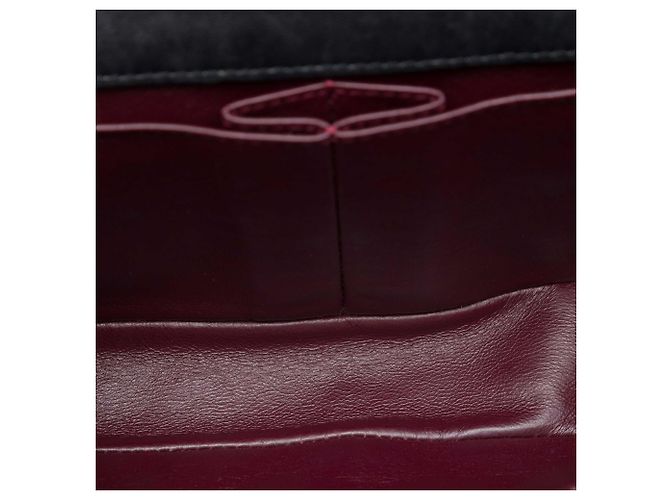 Chanel Black CC Quilted Lambskin East West Flap Nero - vista 4
