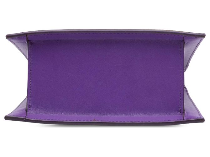 Jacquemus Le Chiquito Moyen in pelle viola Porpora Viola scuro - vista 3