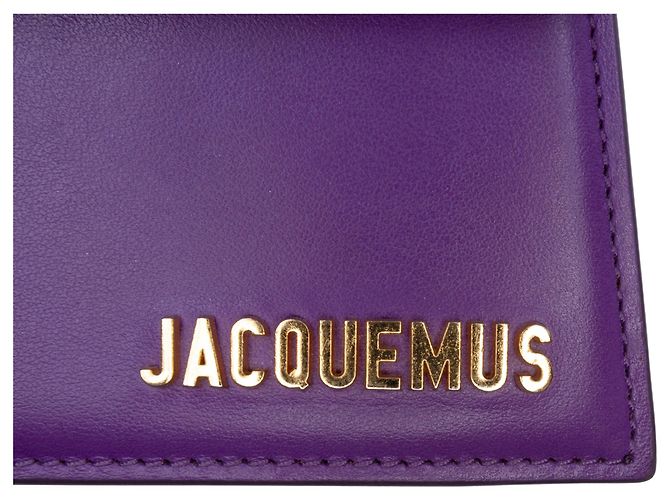 Jacquemus Le Chiquito Moyen in pelle viola Porpora Viola scuro - vista 5