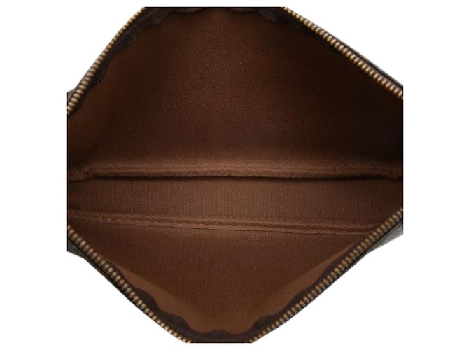 Louis Vuitton Brown Monogram Pochette Accessoires Castaño - vista 4