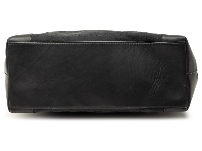 Gucci Tote aus schwarzem GG Canvas - Ansicht 3