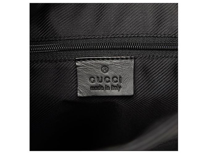 Gucci Tote aus schwarzem GG Canvas - Ansicht 5
