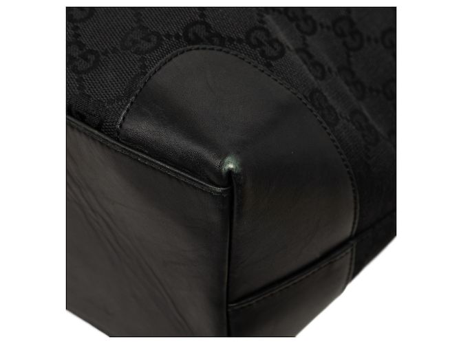 Gucci Tote aus schwarzem GG Canvas - Ansicht 6