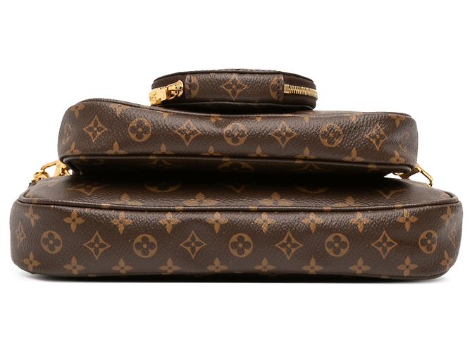 Louis Vuitton Brown Monogram Multi Pochette Accessoires Marron - vue 3