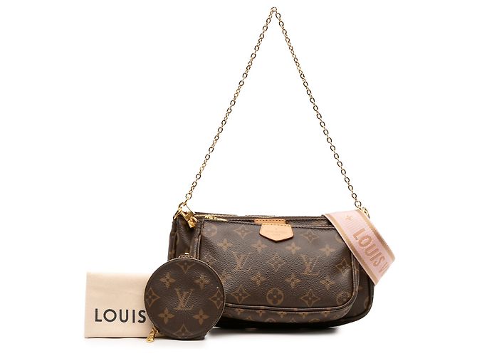 Louis Vuitton Brown Monogram Multi Pochette Accessoires Marron - vue 8