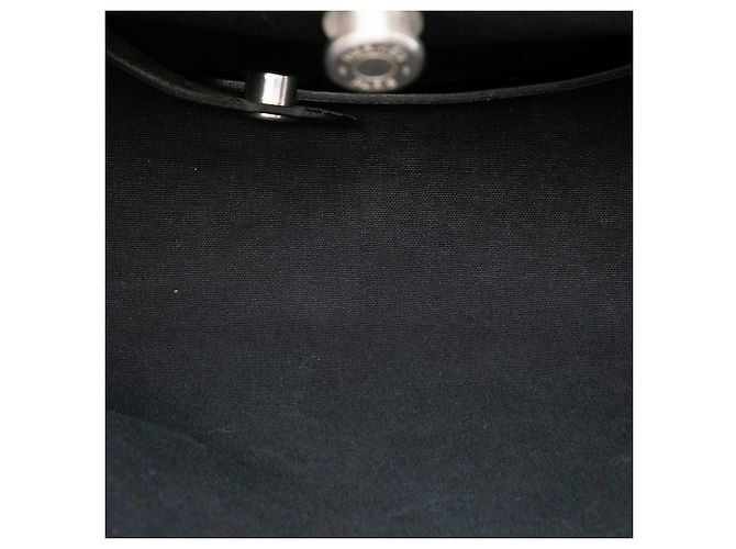 Hermès Herbag PM Rucksack aus schwarzem Toile - Ansicht 4