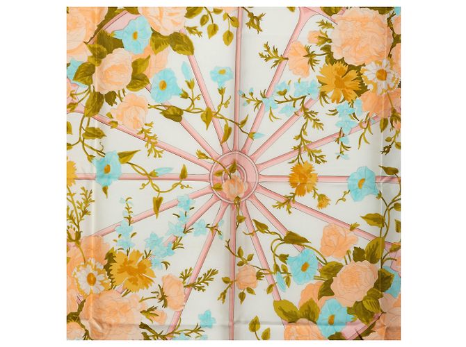 Hermès Pink Romantique para Takashimaya Pañuelo de seda 90 Rosa - vista 2