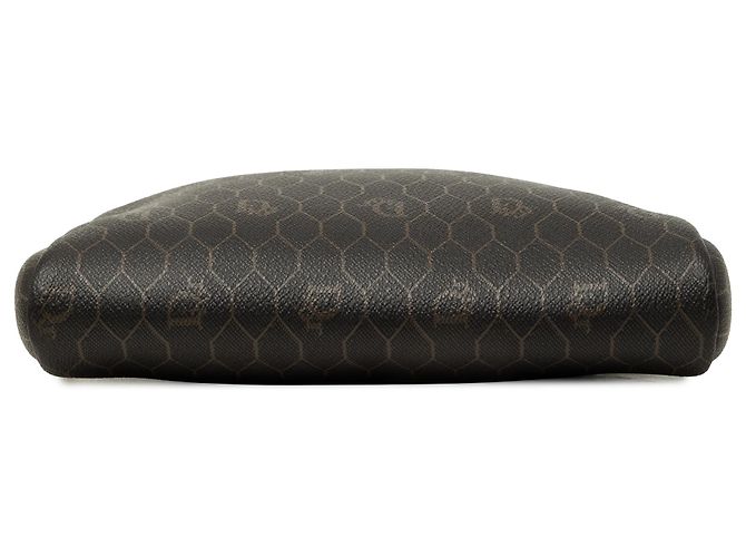 Borsa a tracolla Dior in tela rivestita Honeycomb nera con catena Nero - vista 3