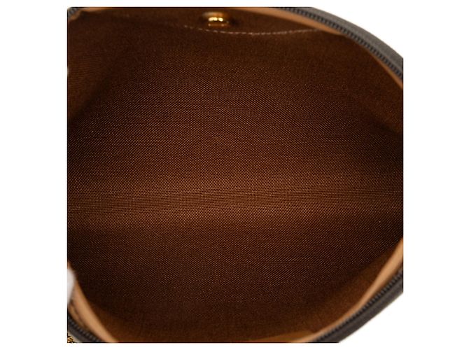 Borsa a tracolla Dior in tela rivestita Honeycomb nera con catena Nero - vista 4