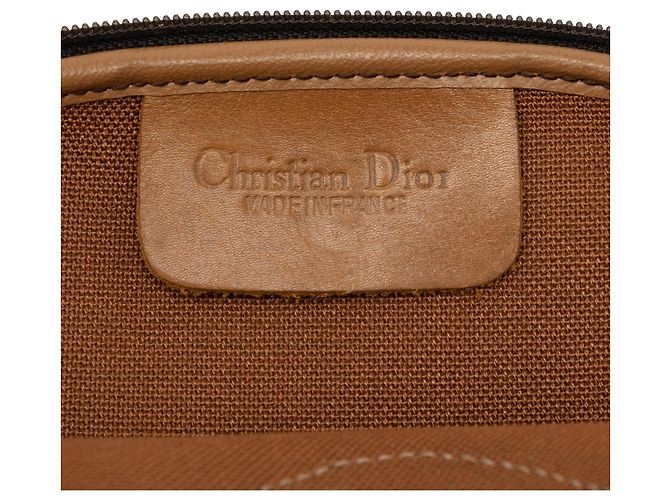 Borsa a tracolla Dior in tela rivestita Honeycomb nera con catena Nero - vista 5