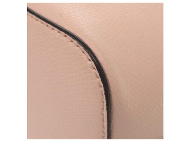 Borsa secchiello Fendi Mon Tresor Mini in pelle di vitello rosa - vista 10