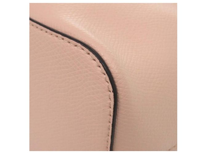 Borsa secchiello Fendi Mon Tresor Mini in pelle di vitello rosa - vista 11