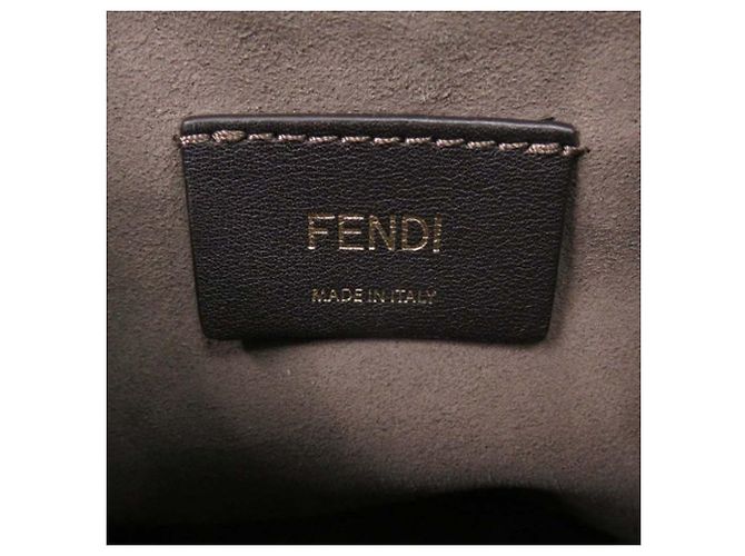 Borsa secchiello Fendi Mon Tresor Mini in pelle di vitello rosa - vista 5