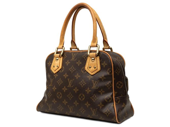 Louis Vuitton Brown Monogram Manhattan PM Marron - vue 2
