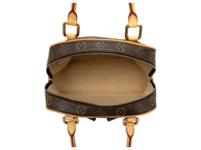 Louis Vuitton Brown Monogram Manhattan PM Marron - vue 4