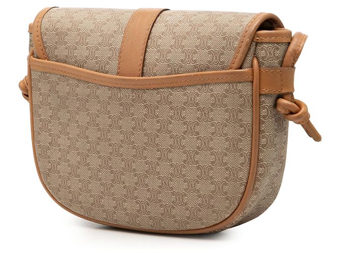 Céline Borsa a tracolla Celine Beige Macadam in tela rivestita - vista 2