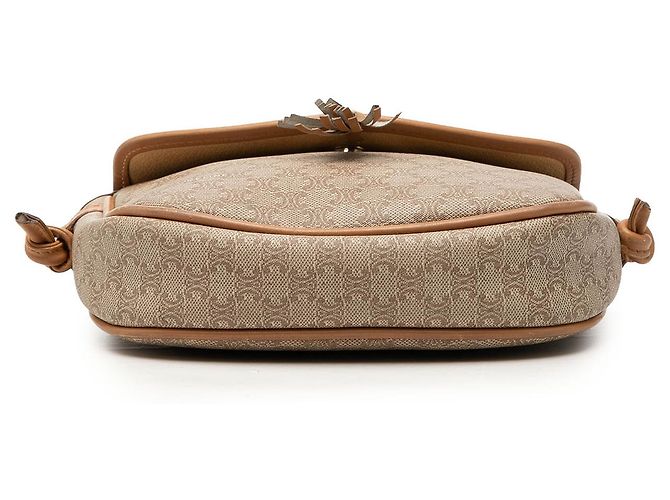 Céline Borsa a tracolla Celine Beige Macadam in tela rivestita - vista 3