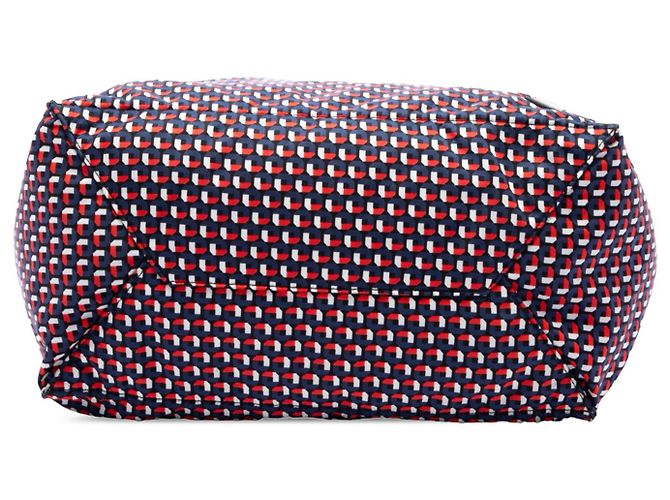 Saffiano Prada Red Tessuto Stampato Octagon Handtasche Rot - Ansicht 3