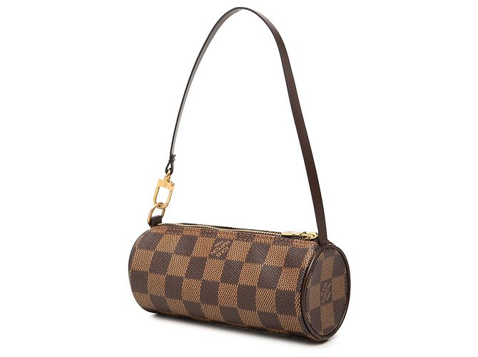 Louis Vuitton Brown Damier Ebene Papillon Pochette Castaño - vista 2