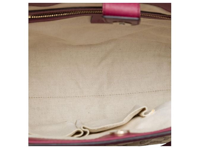 Gucci Mayfair Tote aus beigem GG Canvas - Ansicht 4