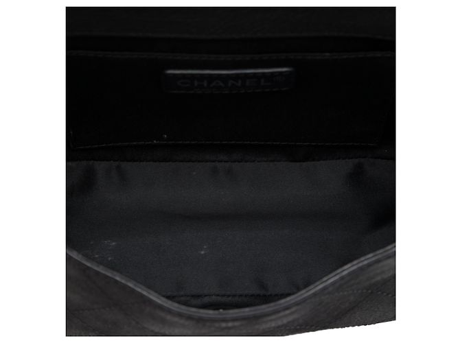 Chanel Black Quilted Calfskin Coco Twin Flap Nero - vista 4