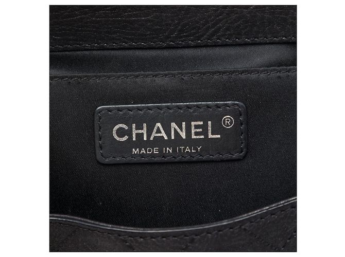 Chanel Black Quilted Calfskin Coco Twin Flap Nero - vista 5