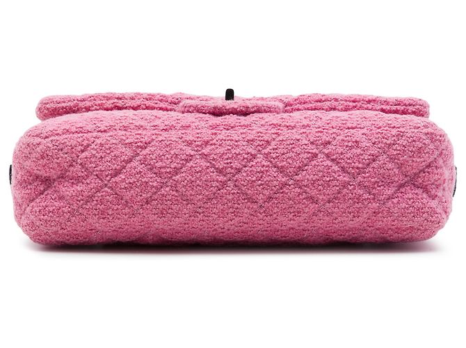 Chanel Pink Small Quilted Tweed Reissue 2.55 Easy Messenger Flap - vista 3