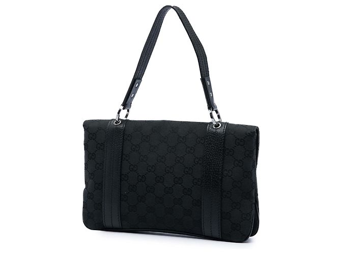 Borsa Gucci in tela GG nera Nero - vista 2