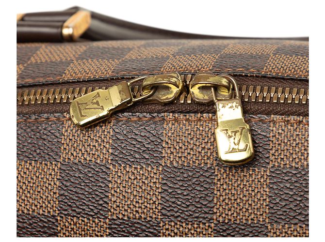 Louis Vuitton Brown Damier Ebene Ribera MM Castaño - vista 6
