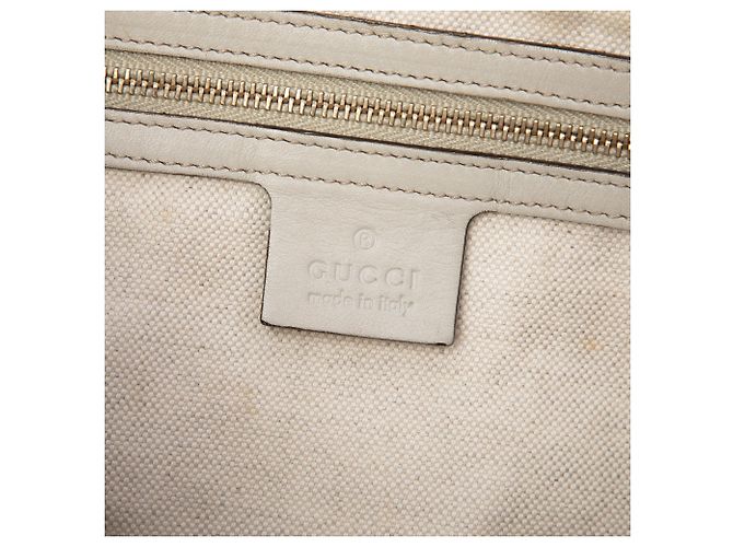 Gucci Nice Boston Bag White Microguccissima Weiß Roh - Ansicht 5