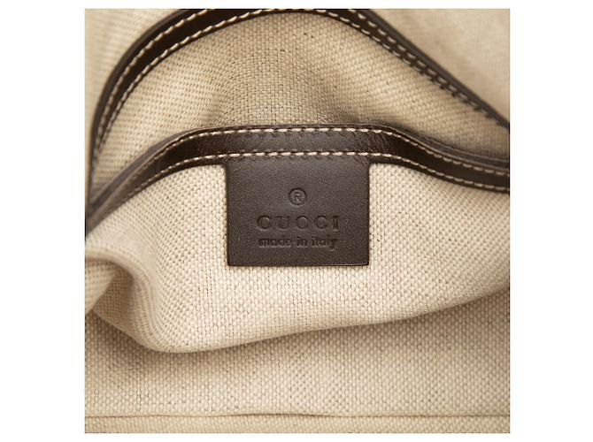 Gucci Beige GG Supreme Crossbody mit Doppeltasche - Ansicht 5