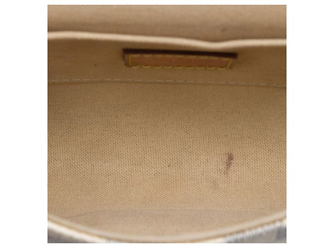 Louis Vuitton White Damier Azur Favorite MM Weiß - Ansicht 4