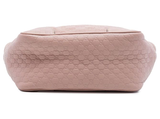 Borsa Satchel Gucci Bree Small Guccissima Rosa - vista 3