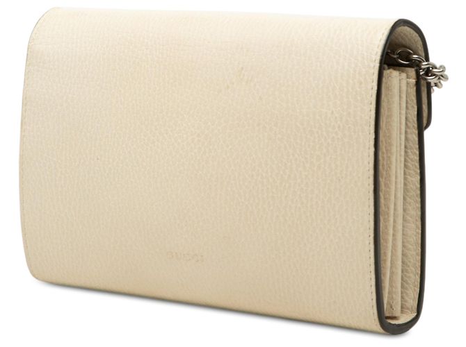 Gucci Dionysus Wallet on Chain aus braunem Kalbsleder Beige - Ansicht 2